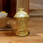 Dhokra Craft Morai Box - Authentic Hand crafted Dhokra (Brass, Metal, Livingroom, Showpiece, Gift, Decor, Home Decor)