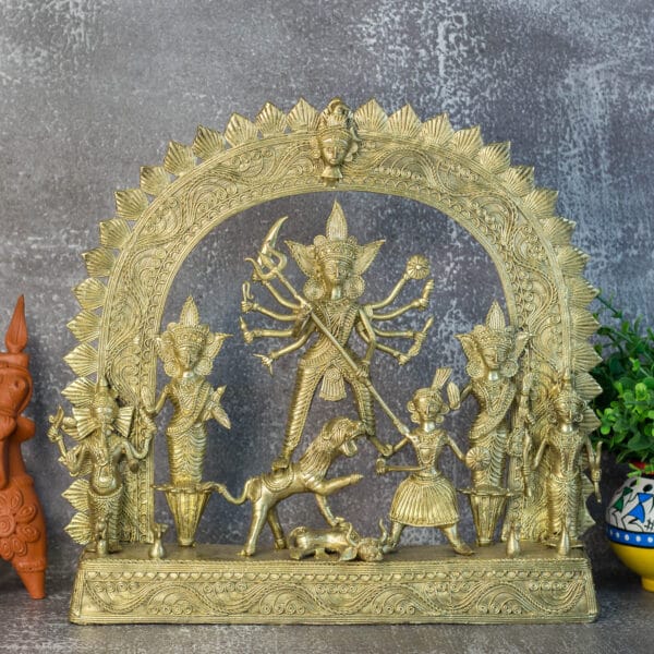 12-inch-Dokra-Durga-image-2
