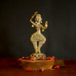 Dhokra Craft Dancing lady Figure – Authentic Hand crafted Dhokra (Brass, Metal, Livingroom, Showpiece, Gift, Decor, Home Decor)