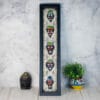 Terracotta Tribal mask frame