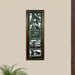 Terracotta Sahaj Path by Tagore Frame, Decorative Wall Hanging