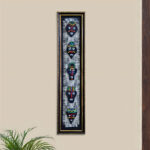 Terracotta 5 Tribal Face Mask Frame- Handmade & Handpainted Decorative Wall Hanging Assorted Frame(Garden, Livingroom, Showpiece, Gift, Decor, Home Decor)