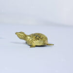 Dhokra Craft Turtle Small 3inch – Authentic Hand crafted Dhokra (Brass, Metal, Livingroom, Showpiece, Gift, Decor, Home Decor)