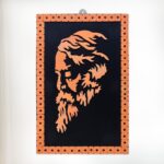 Terracotta Handcrafted Rabindranath Tagore Wall Frame