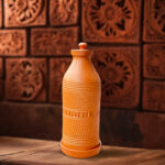 Premium Handmade Unique Eco-Friendly Reusable Terracotta Bottle Traditional Design(Terracotta, Livingroom, Showpiece, Gift, Decor, Home Decor)